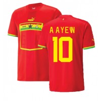 Camiseta Ghana Andre Ayew #10 Segunda Equipación Replica Mundial 2022 mangas cortas